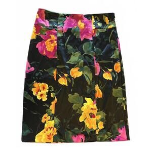 NY Collection Floral Print Women's Skirt Size 4